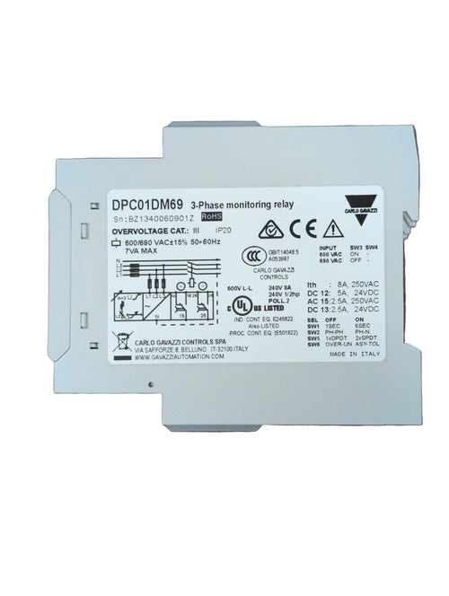 DPC01DM69 3 Phase monitoring relay